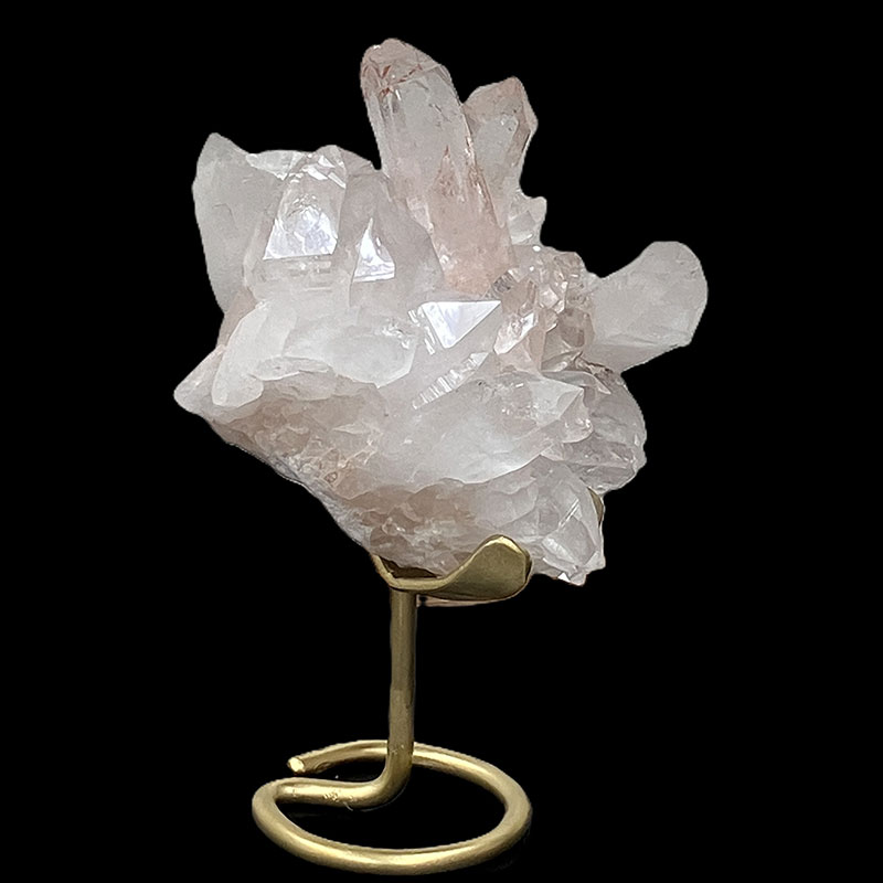 ヒマラヤ水晶クラスター鉄台付 約780g No,4137｜原石 | 天然石